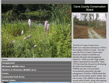 Tablet Screenshot of daviscountyconservation.org